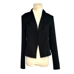 Banana Republic black open front blazer jacket size Medium